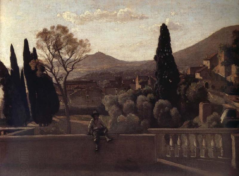 Corot Camille Tivoli The gardens of the village oil painting picture